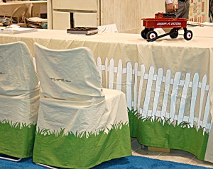 tables and chairs
