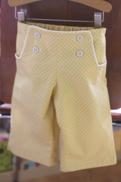 sailboat pants with piping