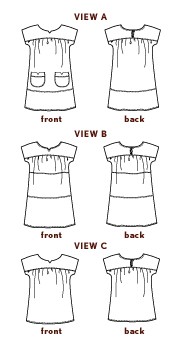 digital ice cream dress sewing pattern