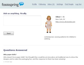 Formspring Page
