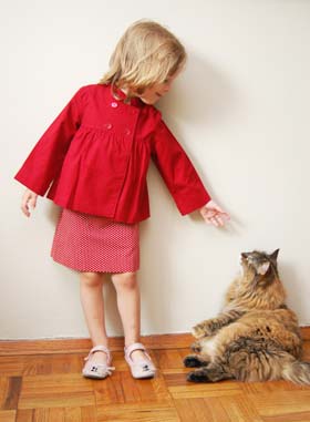 Sunday brunch jacket and a-line skirt